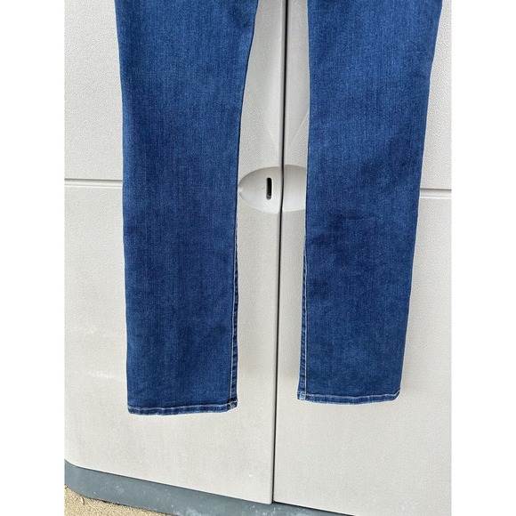 Frame Womens Le Mini Boot Denim Jeans Blondie Medium Wash Distress Boot Cut 31 - Picture 12 of 16